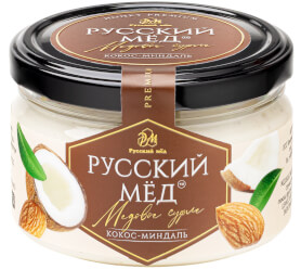Медовое суфле кокос-миндаль Русский мёд 250мл