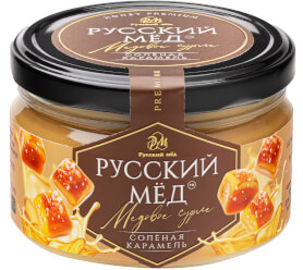 Медовое суфле солёная карамель Русский мёд 250мл