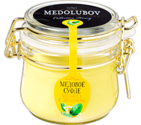 Медовое суфле Медолюбов Мелисса с Лимоном (бугель) 250мл