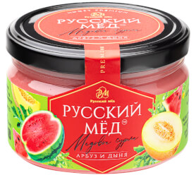 Медовое суфле арбуз и дыня Русский мёд 250мл