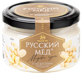 Медовое суфле с кедровым орехом Русский мёд 250мл