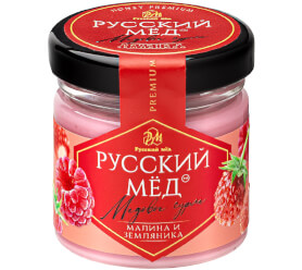 Медовое суфле малина и земляника (Русский мед) 40мл