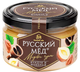 Медовое суфле фундук и шоколад Русский мёд 250мл