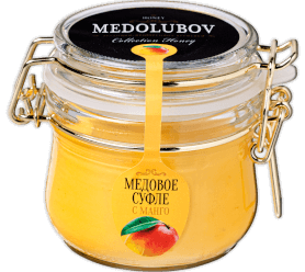 Медовое суфле Медолюбов с манго (бугель) 250мл